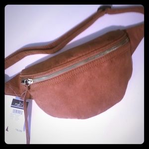 Vegan suede fanny pack!